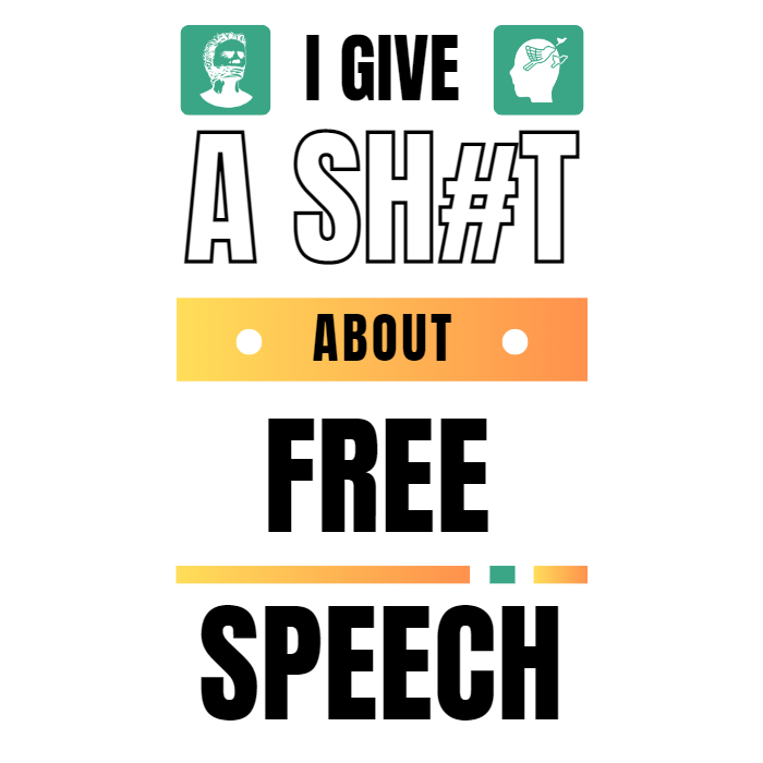 I Give A Shit About Free Speech Unisex T-Shirt