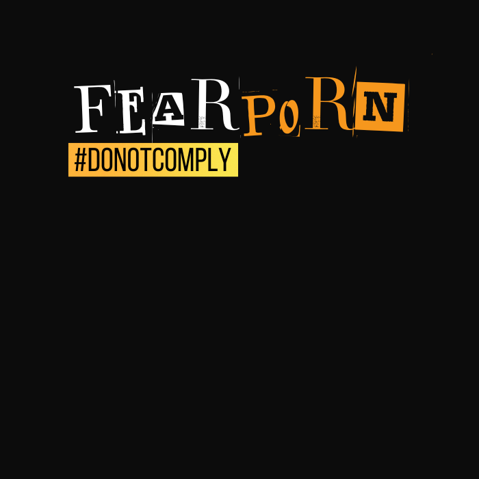 Fear Porn #DoNotComply (v1) Unisex T-Shirt