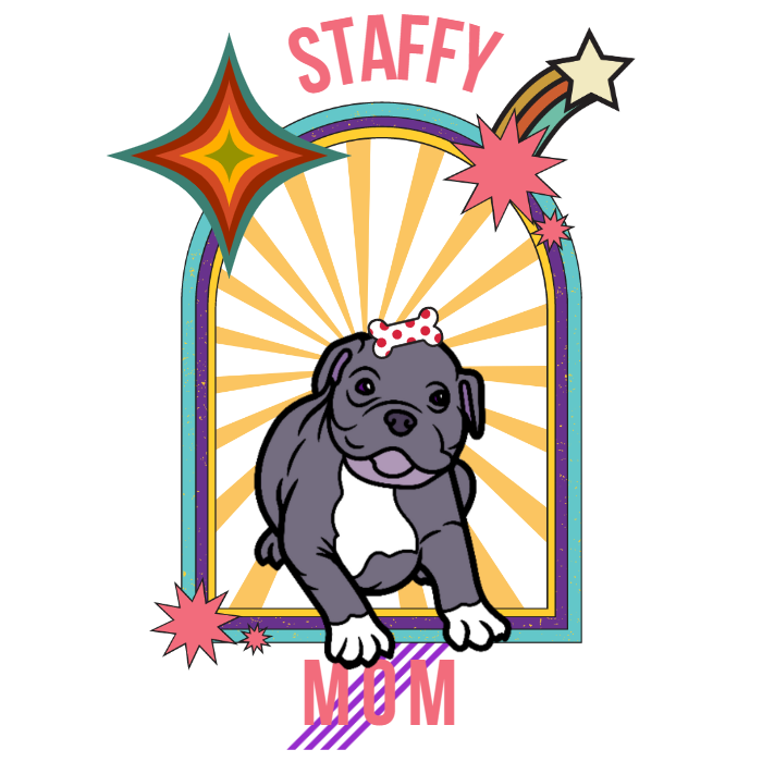 Staffy Mom Women T-Shirt