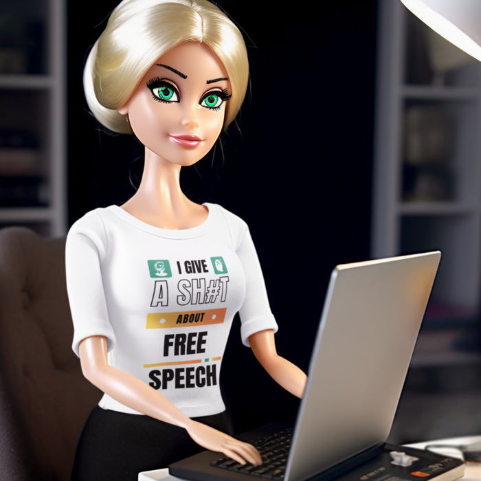 I Give A Shit About Free Speech Unisex T-Shirt