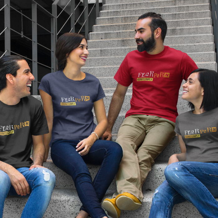 Fear Porn #DoNotComply (v1) Unisex T-Shirt