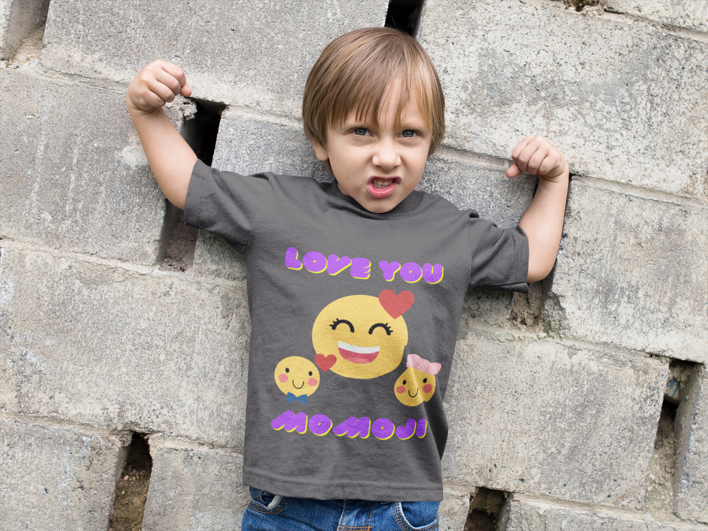 Love You Momoji Kids T-Shirt