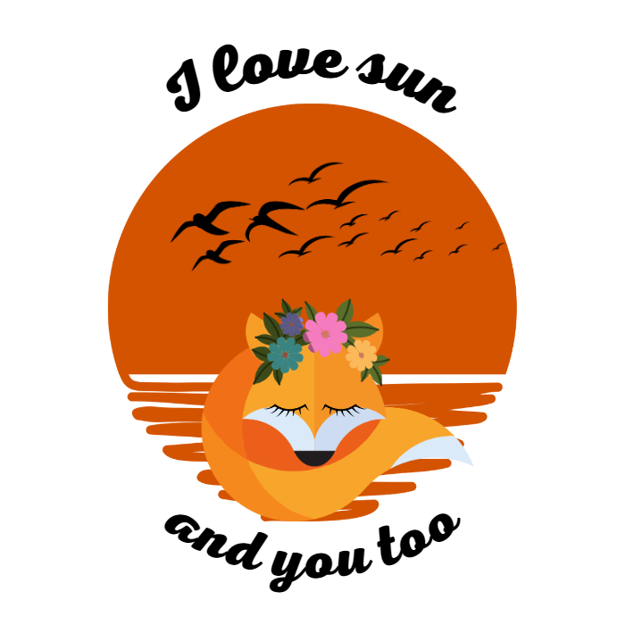 I Love Sun And You Too Unisex T-Shirt