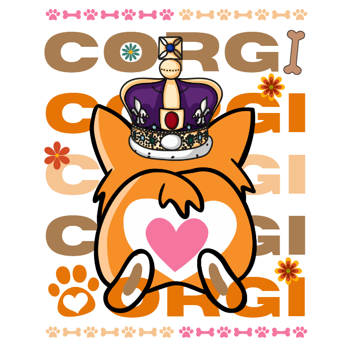 Queen Corgi Unisex T-Shirt