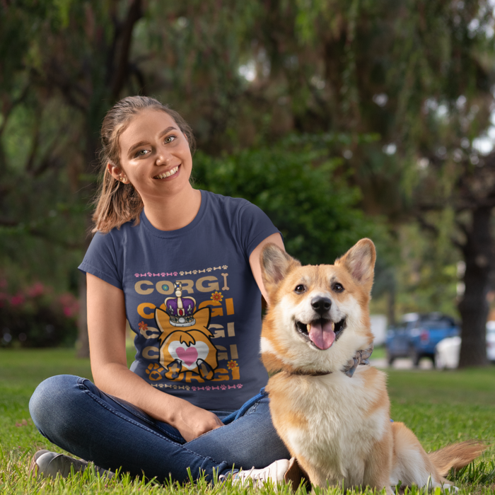 Queen Corgi Unisex T-Shirt