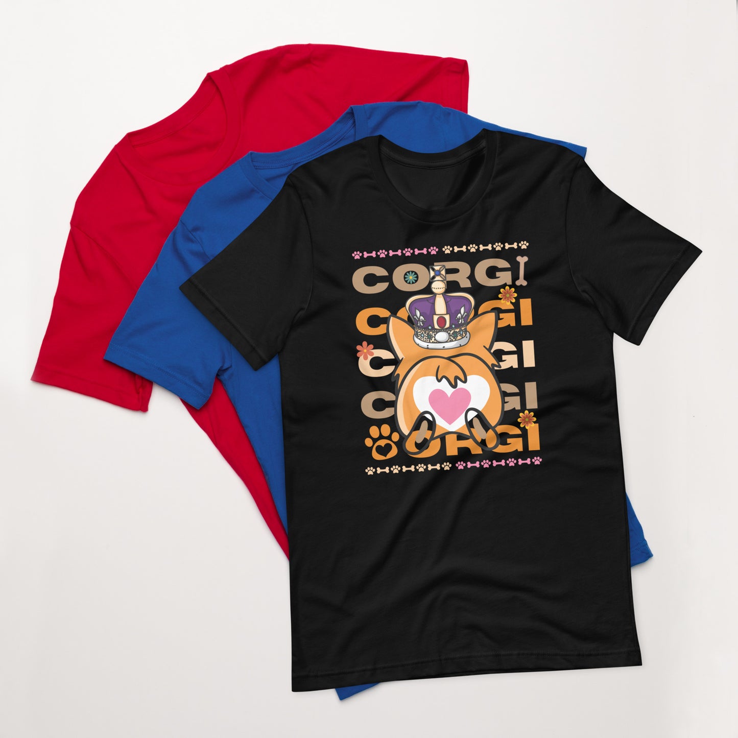 Queen Corgi Unisex T-Shirt