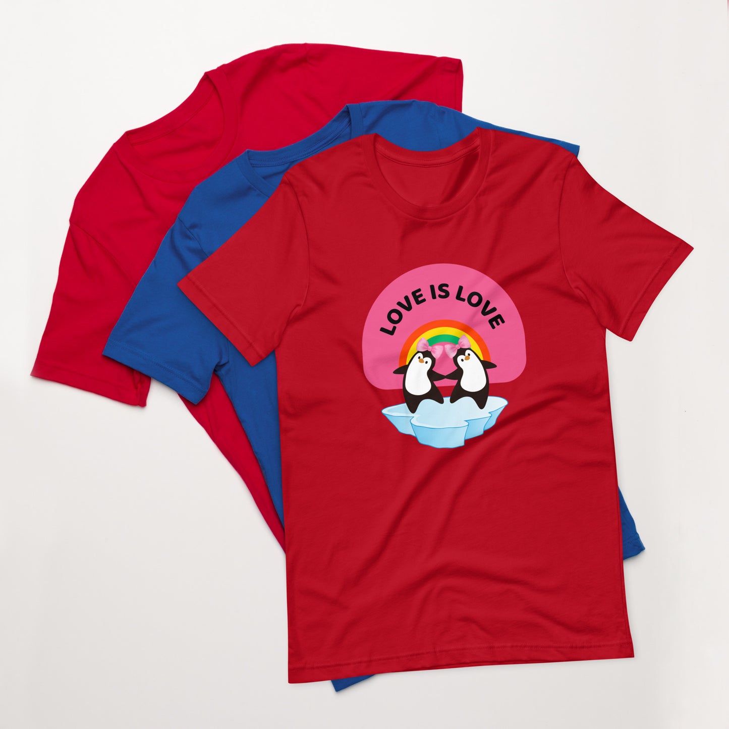 Love Is Love (Pink Bow) Unisex T-Shirt