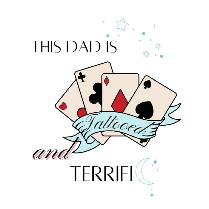 This Dad Is Tattooed And Terrific Men T-Shirt