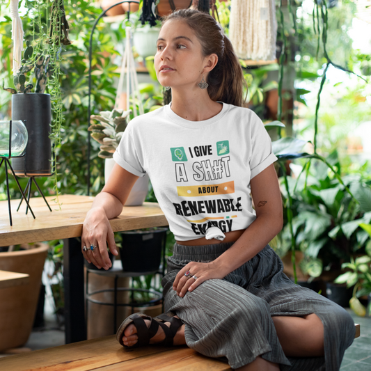 I Give A Shit About Renewable Energy Unisex T-Shirt