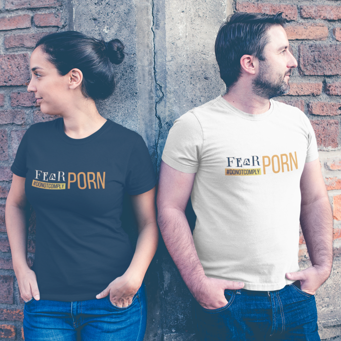 Fear Porn #DoNotComply (v2) Unisex T-Shirt