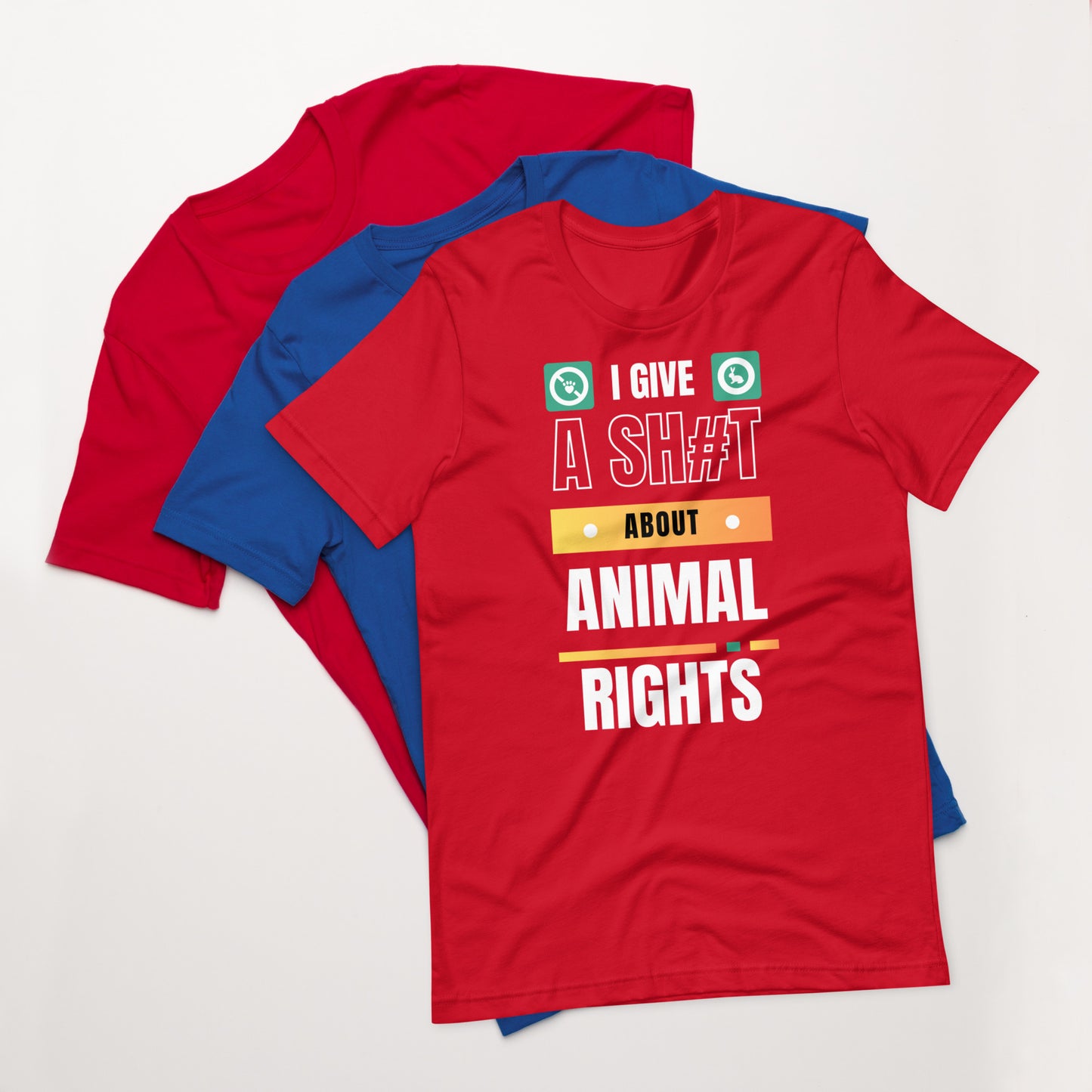 I Give A Shit About Animal Rights Unisex T-Shirt