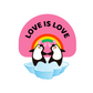 Love Is Love (Pink Bow) Unisex T-Shirt