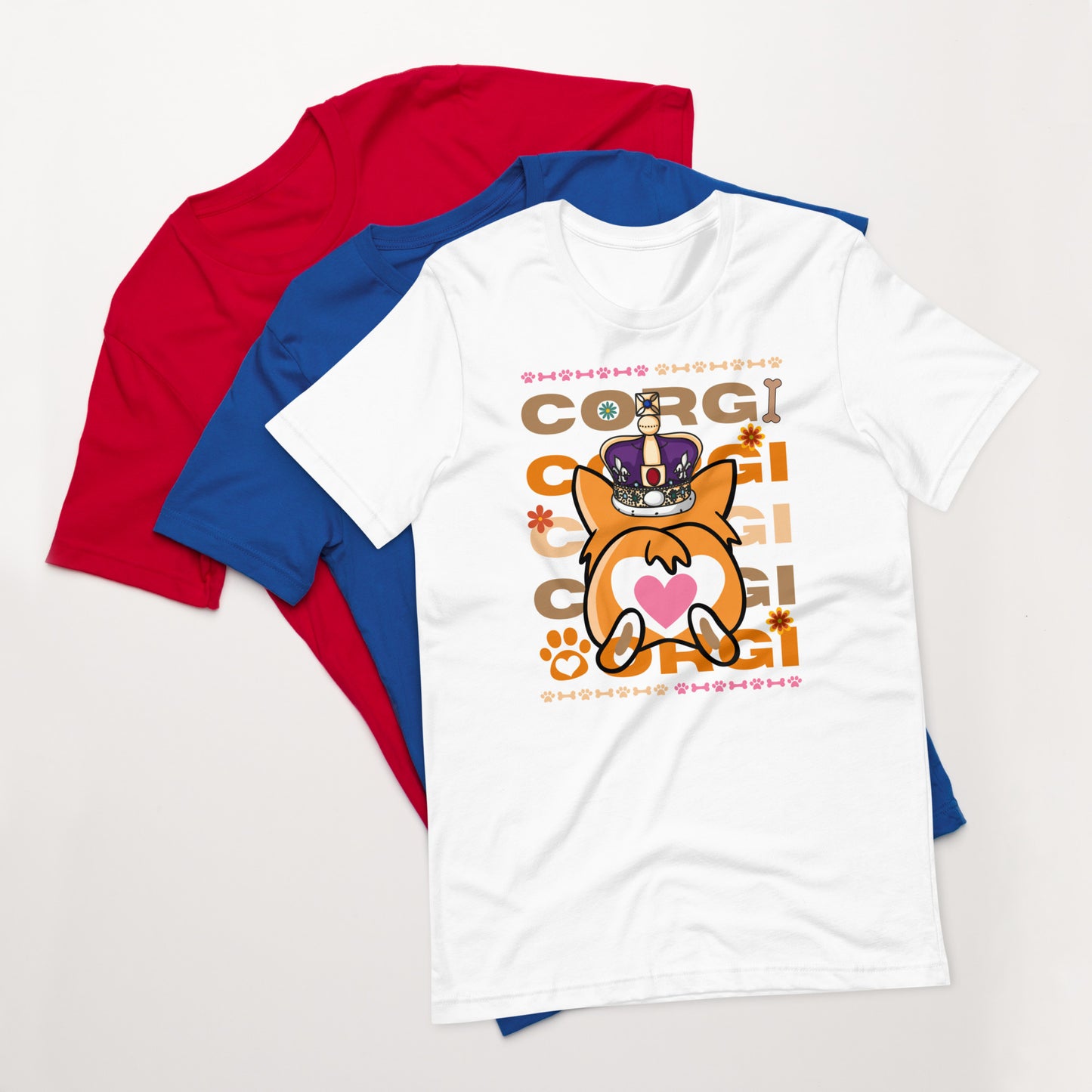 Queen Corgi Unisex T-Shirt