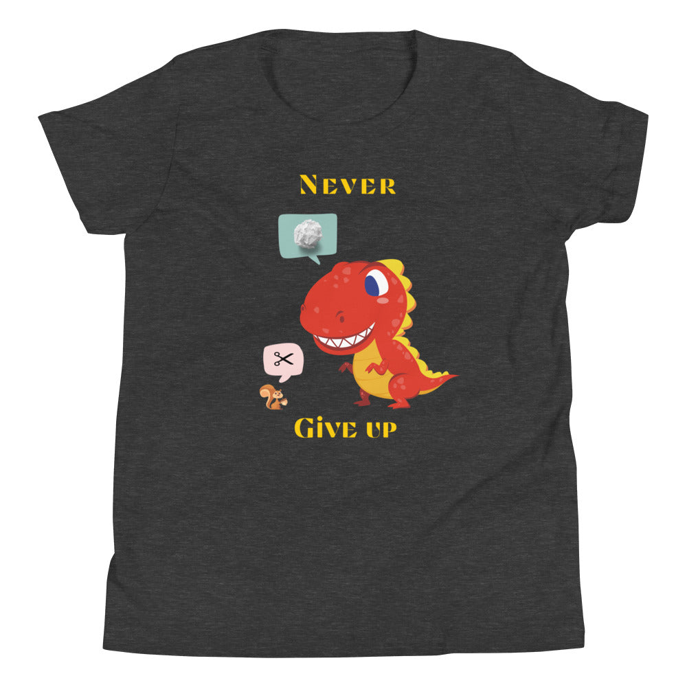 Never Give Up Kids T-Shirt