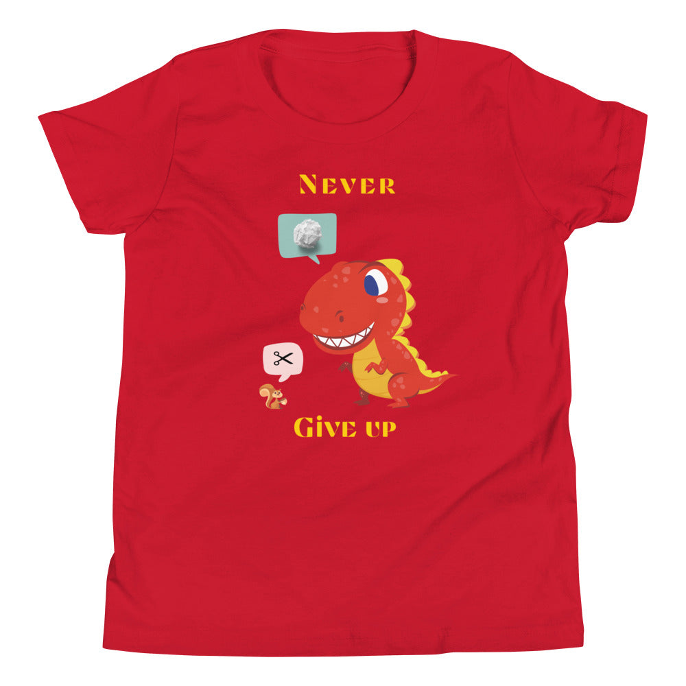 Never Give Up Kids T-Shirt